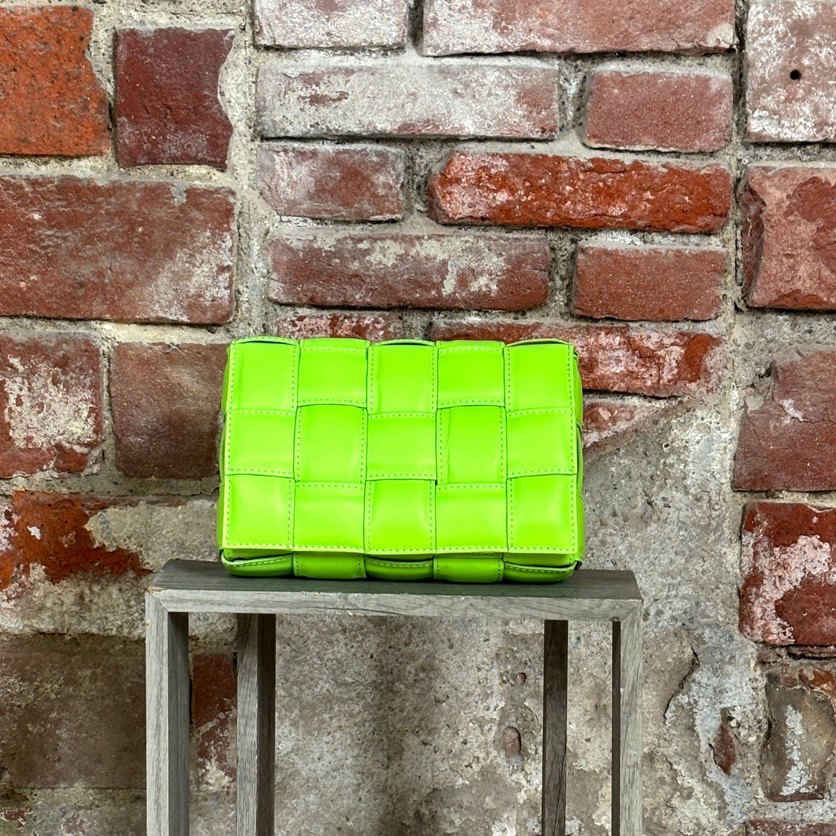 Borsa tartaruga Verde acido