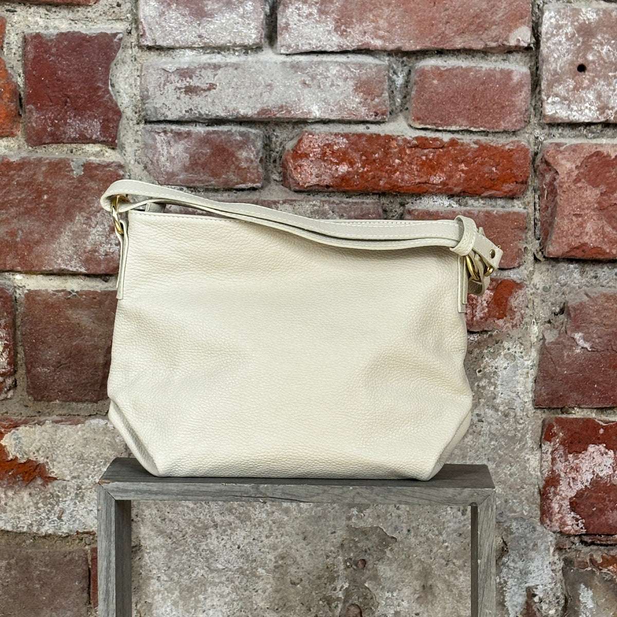 Borsa manico allungabile piccola  Beige