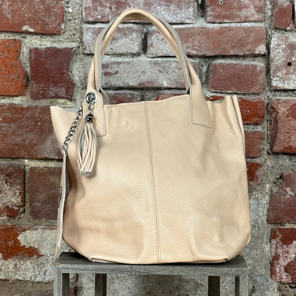 Borsa portafoglio Beige