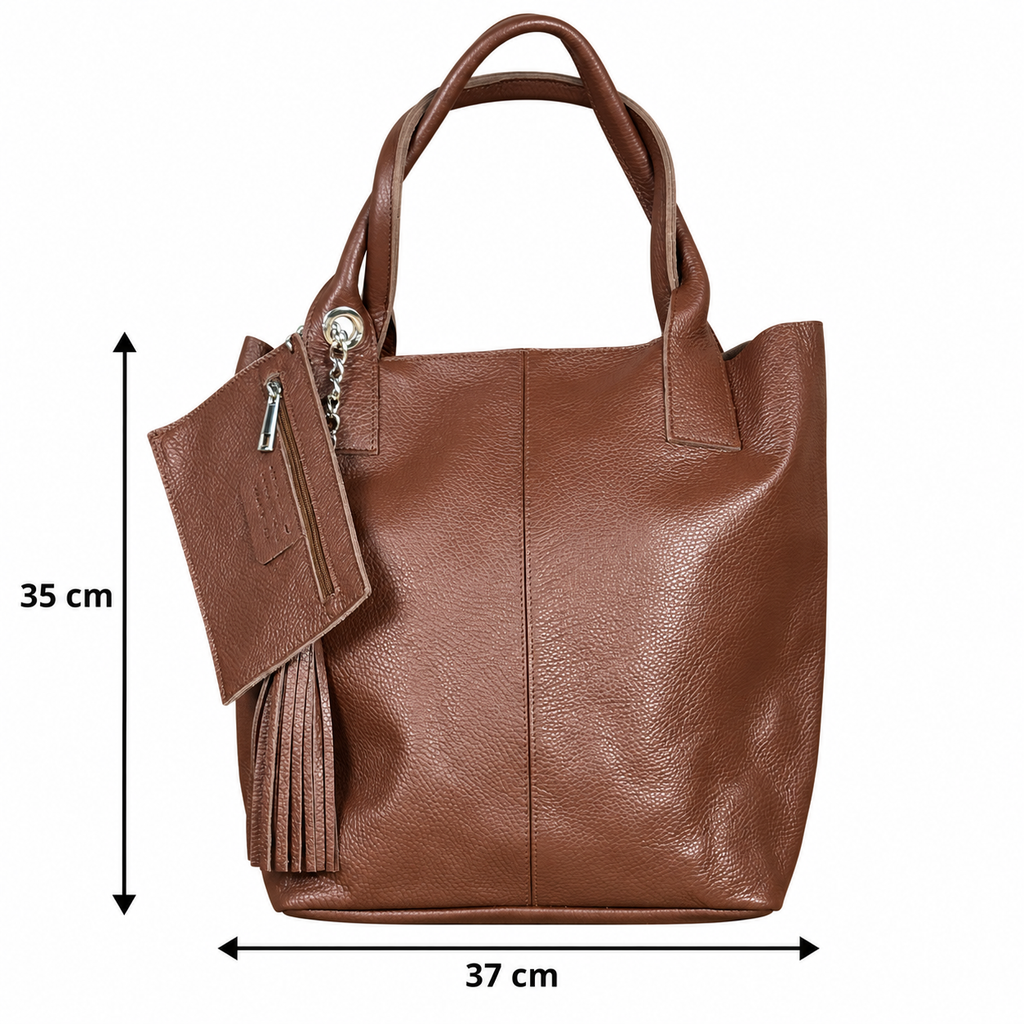 Borsa portafoglio Marrone
