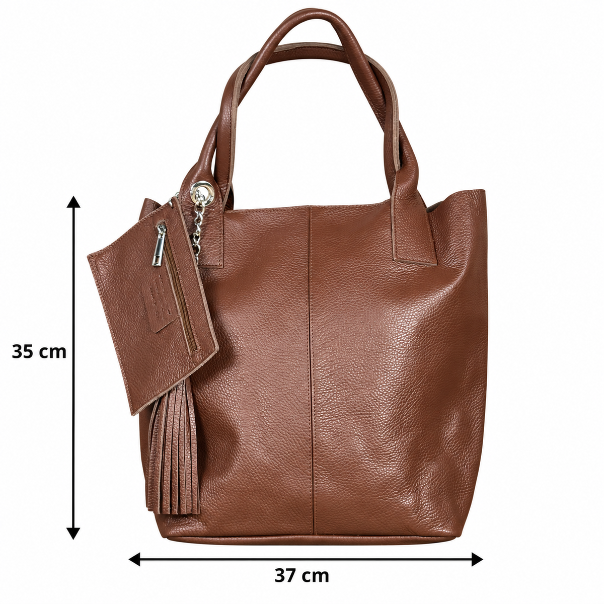 Borsa portafoglio Marrone