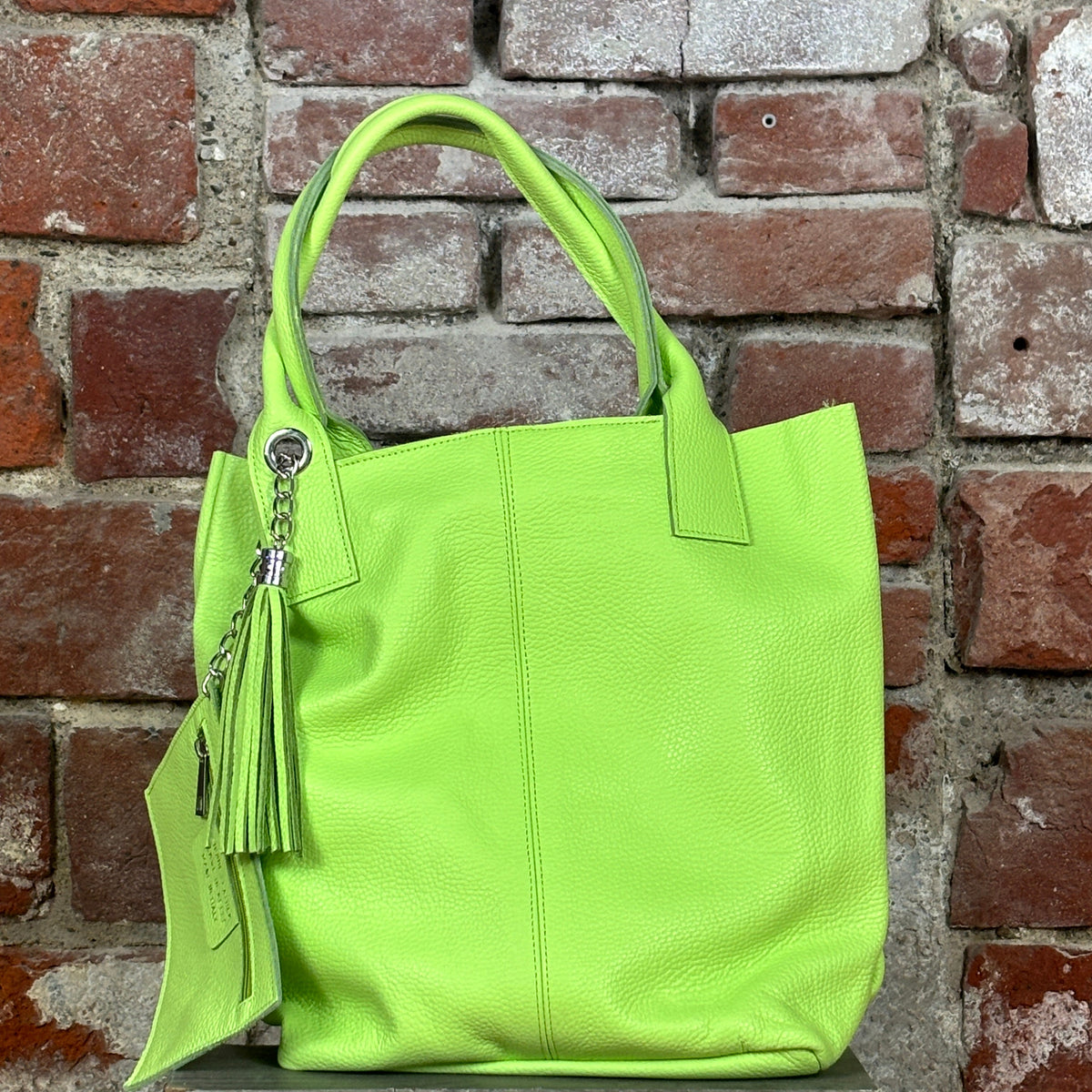 Borsa portafoglio Verde acido