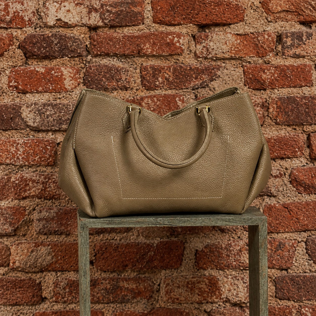 Borsa sele piccola Fango