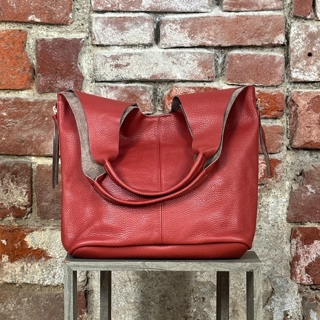 Borsa manico molle Mattone