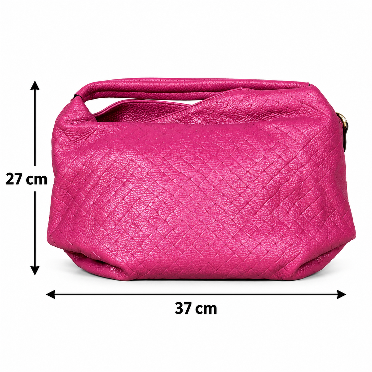 Borsa intrecciata Fucsia