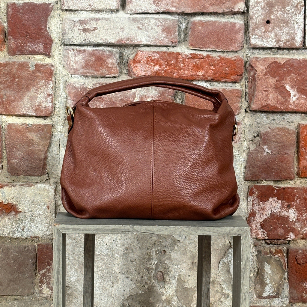 Borsa liscia  Tabacco
