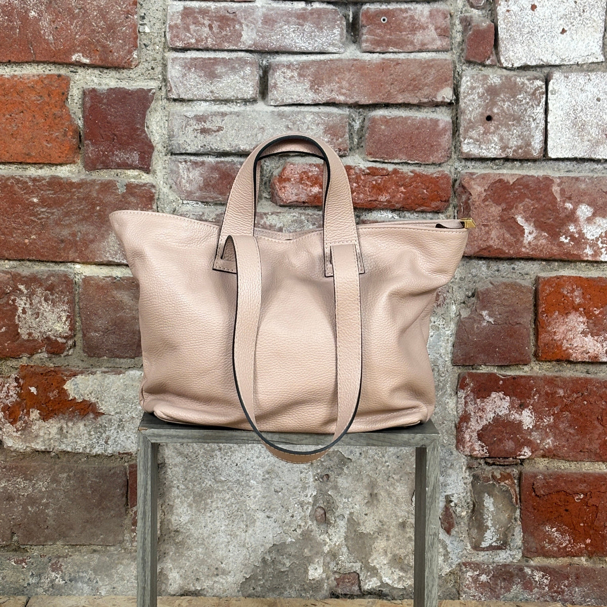 Borsa con quattro manici Cipria