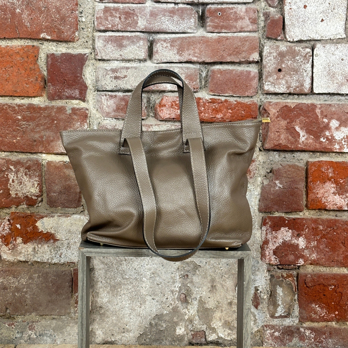 Borsa con quattro manici Tortora