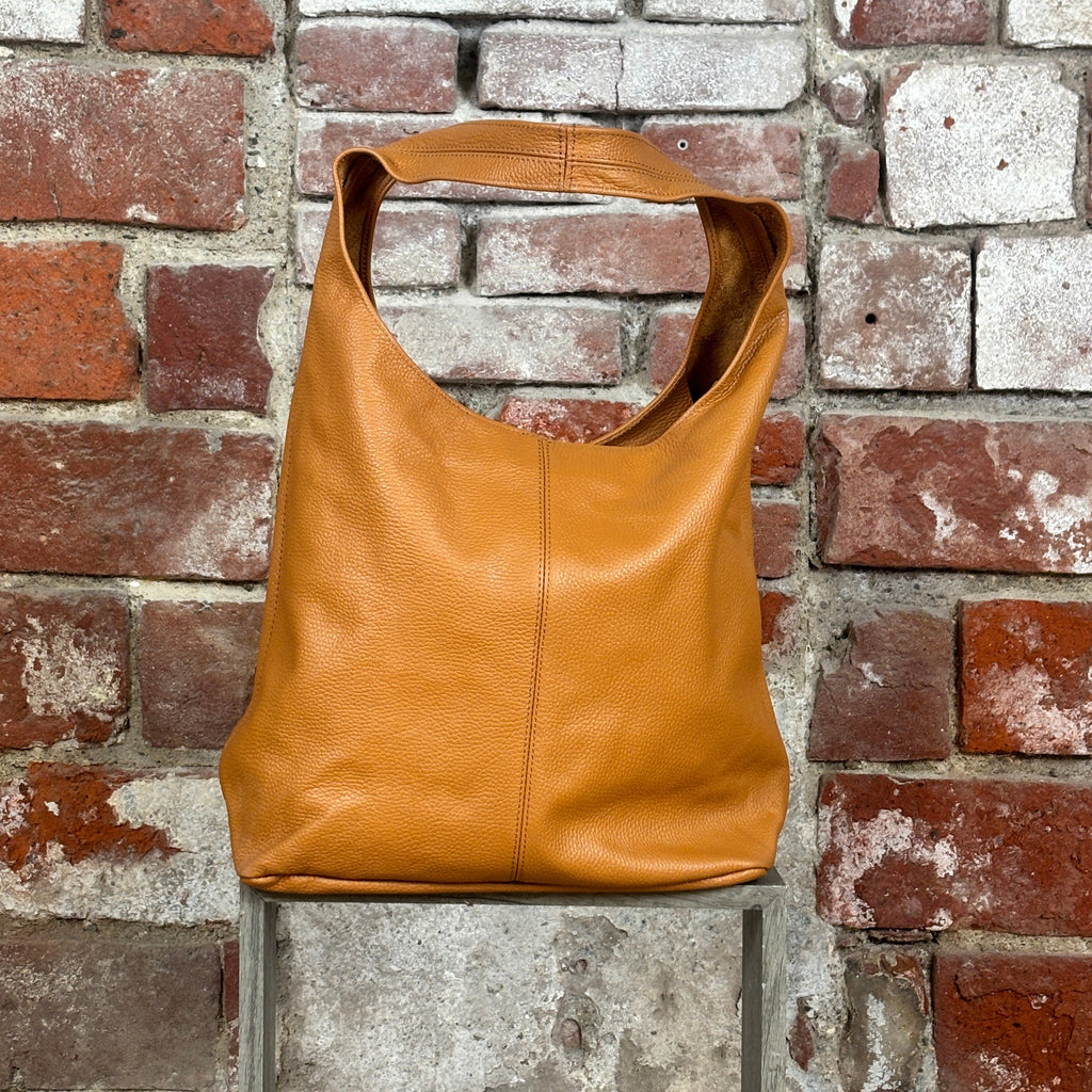 Borsa uovo  Cammello