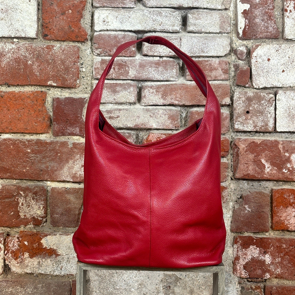 Borsa uovo  Rosso