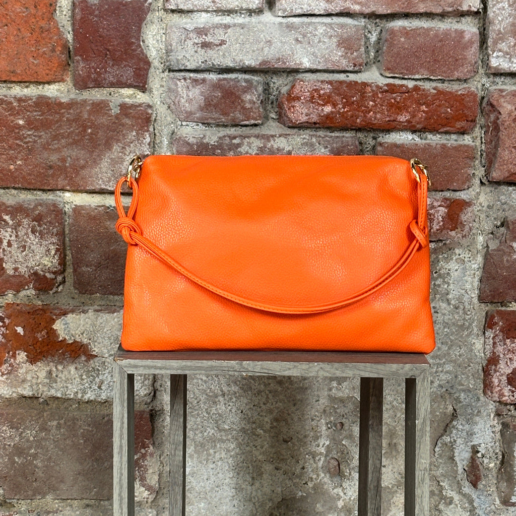 Borsa piatta grande Arancione