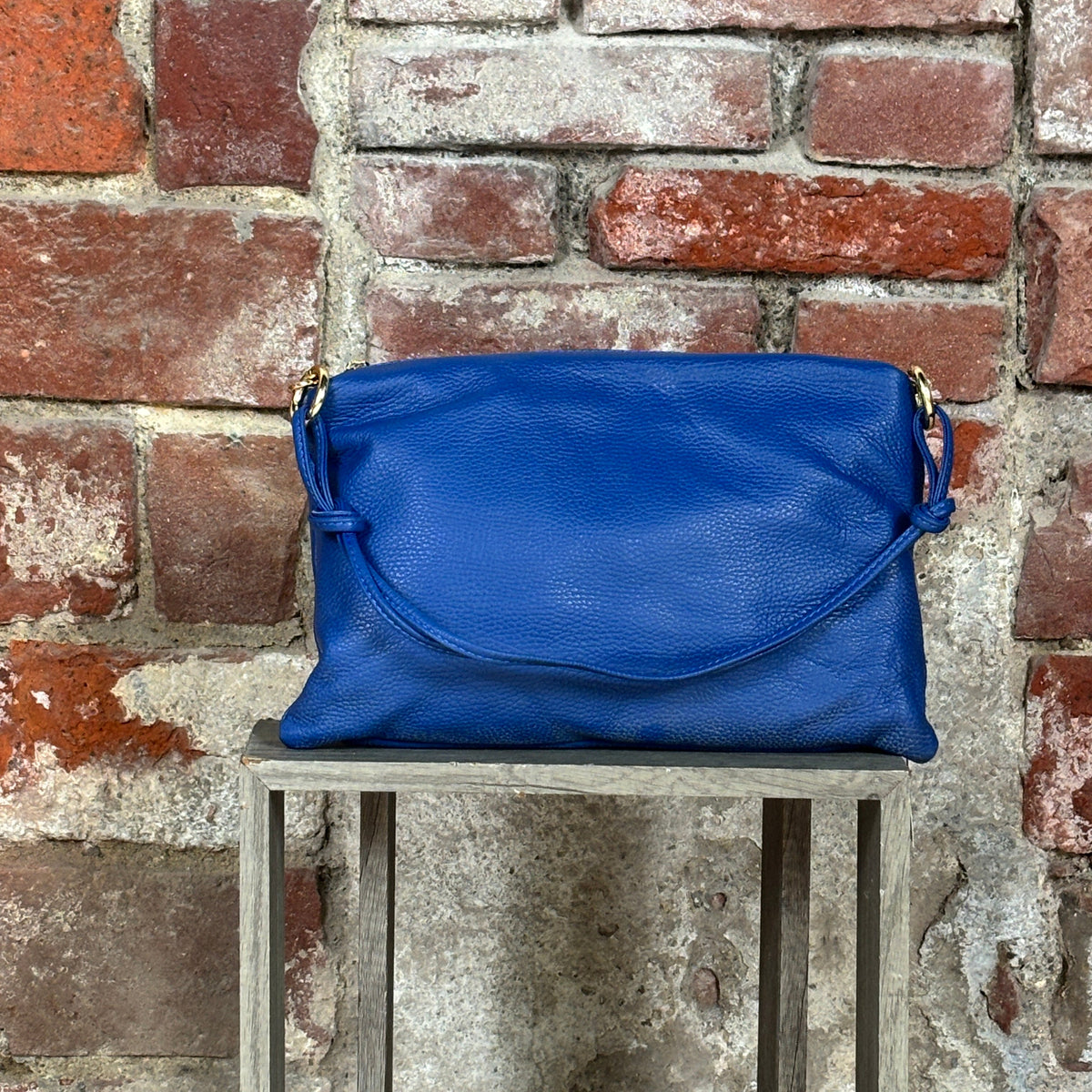 Borsa piatta grande Bluette