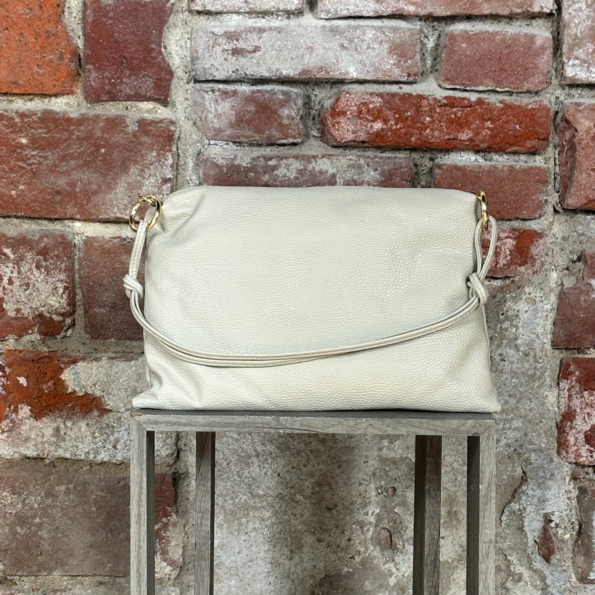 Borsa piatta grande Panna