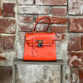 Borsa rigida piccola Arancione