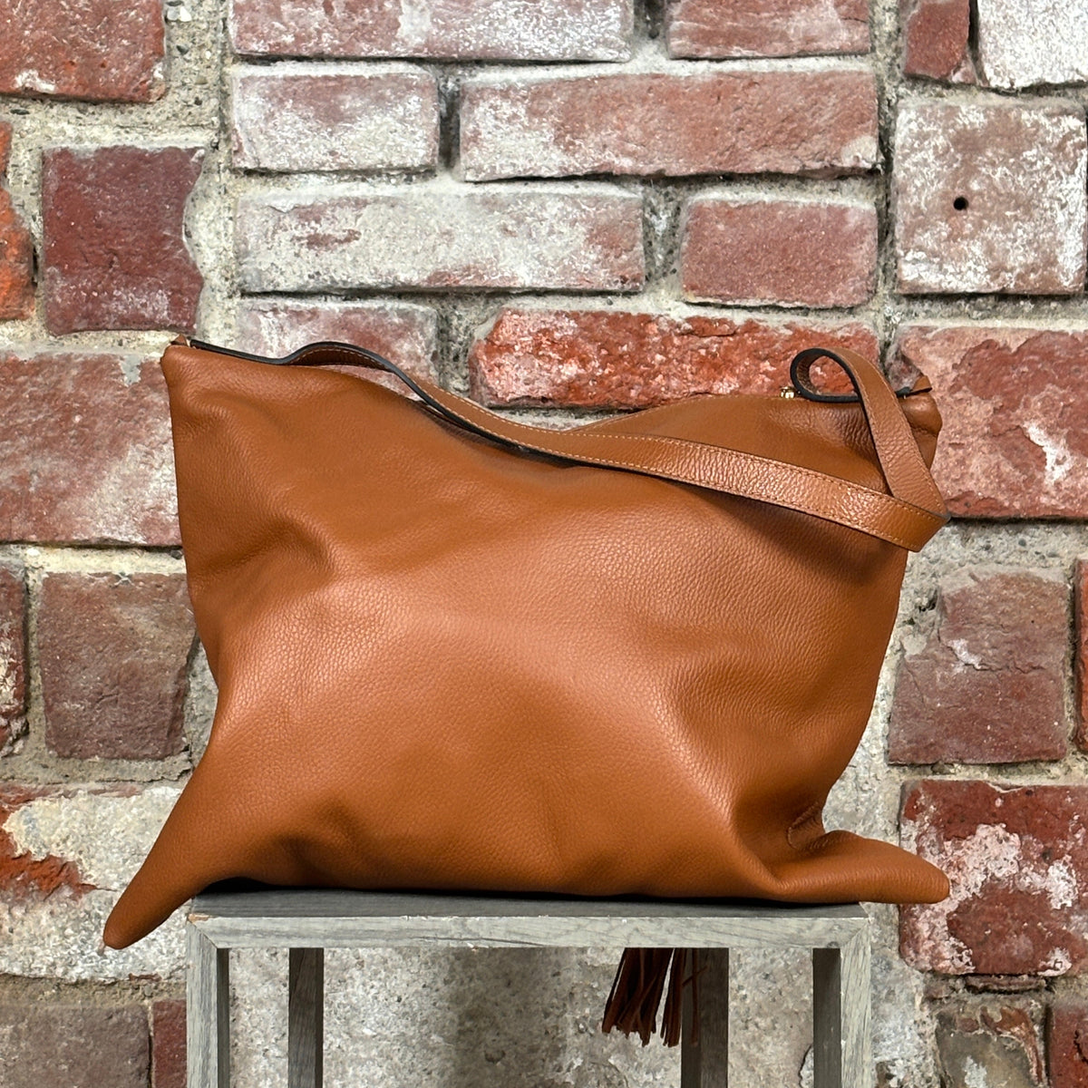 Borsa manico lungo Cuoio