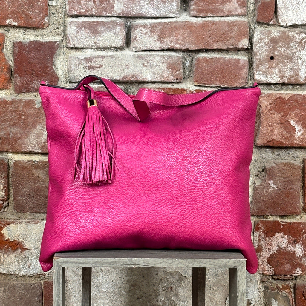 Borsa manico lungo Fucsia