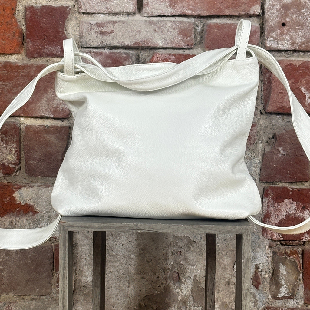 Borsa zaino grande Bianco