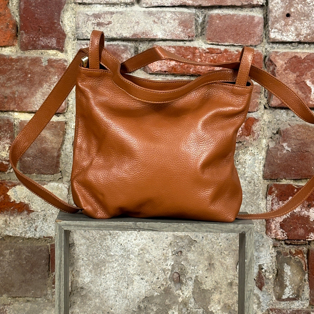 Borsa zaino piccolo  Tabacco