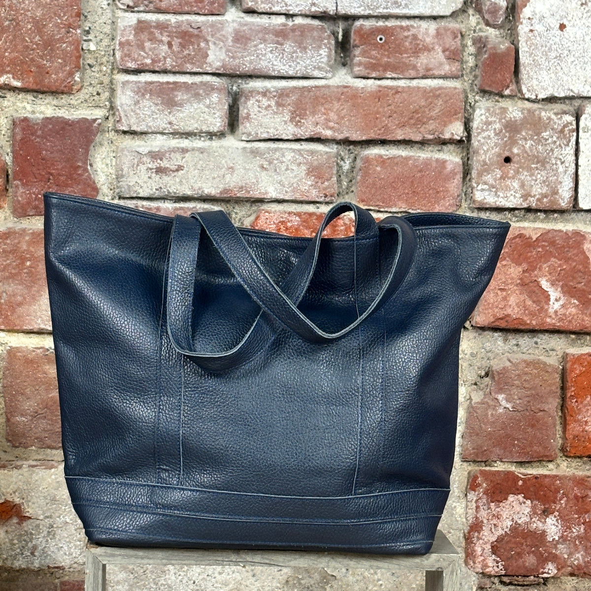 Borsa 2 strisce davanti  Blu