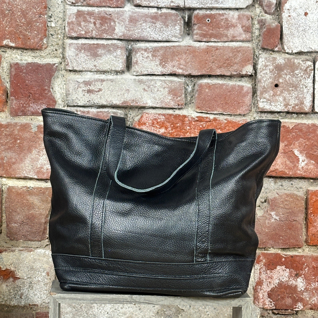 Borsa 2 strisce davanti  Nero