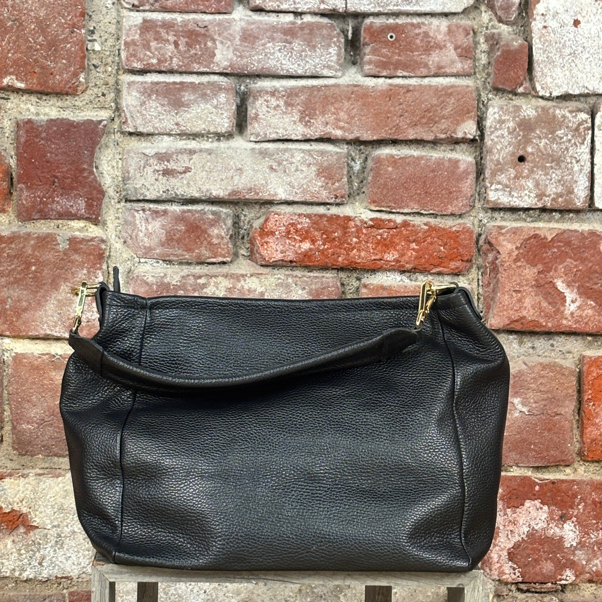 Borsa manico grande Nero
