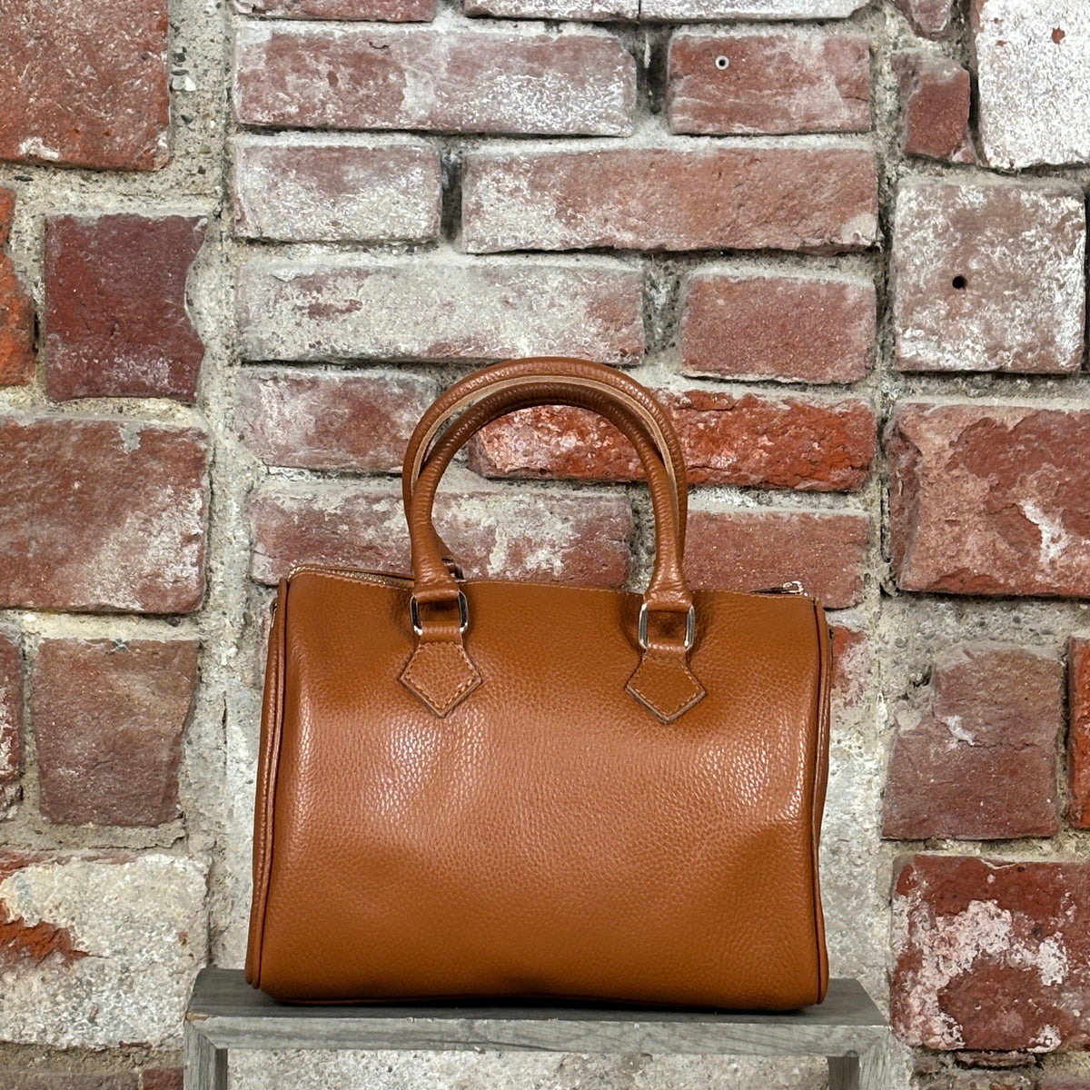 Borsa bauletto Cammello