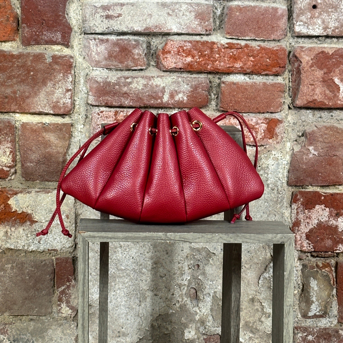 Borsa conchiglia  Rosso