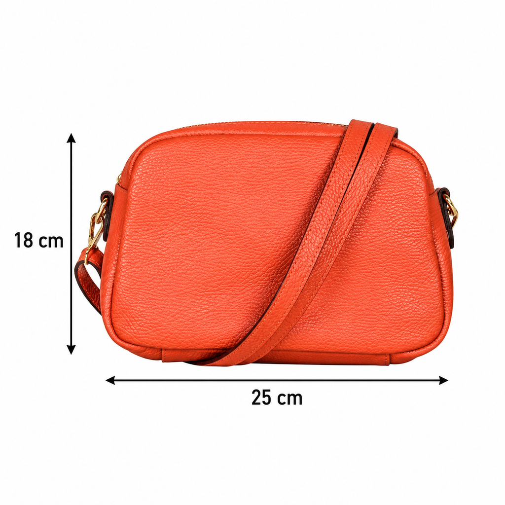 Borsa 1 zip grande Arancione