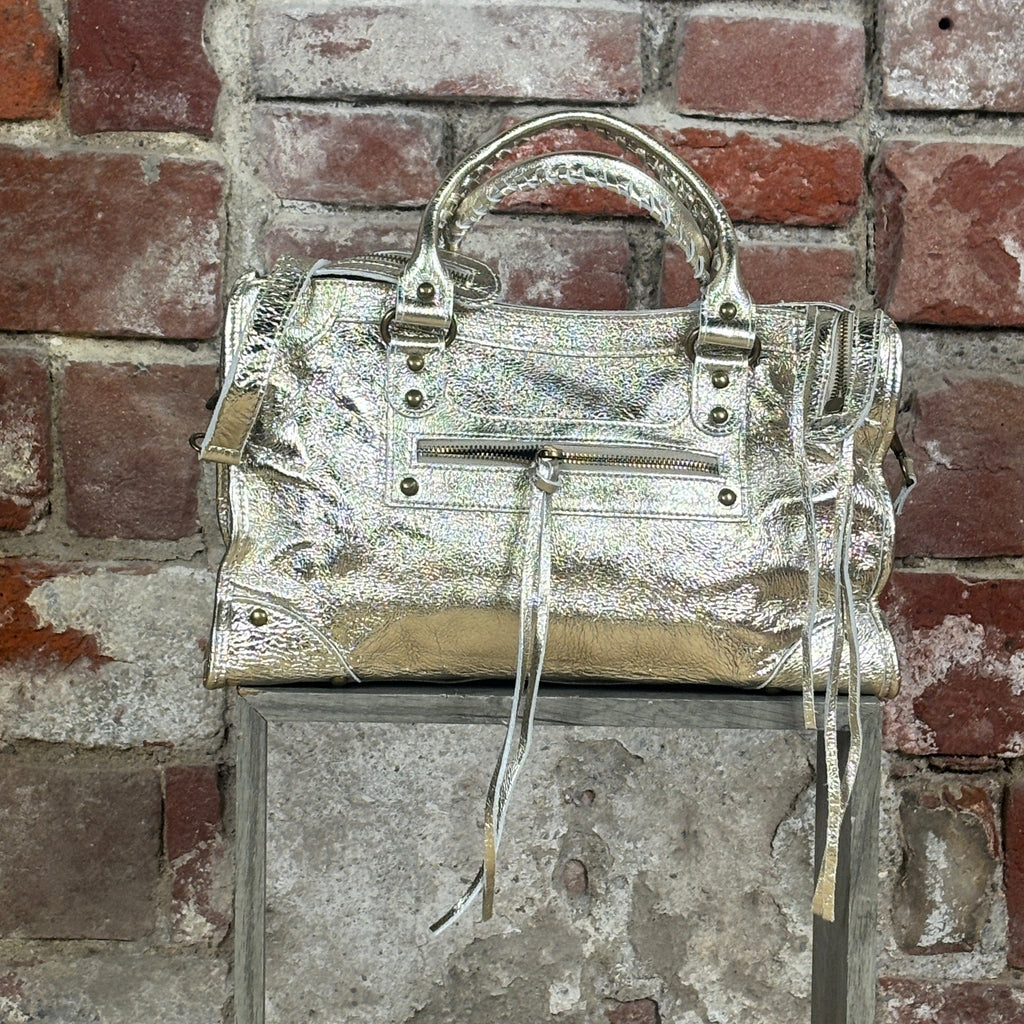 Borsa metallizzata Oro