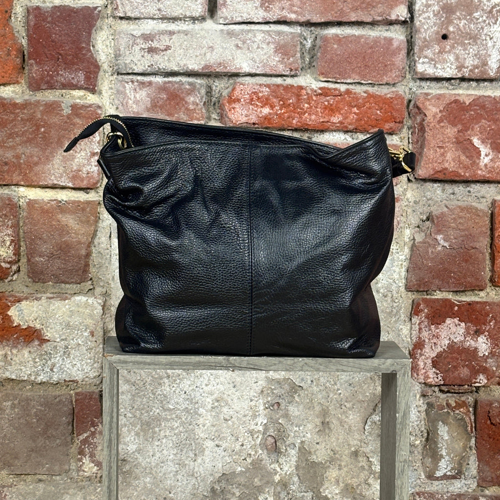 Borsa 1 manico quadrata Nero