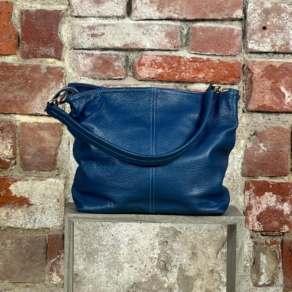 Borsa 1 manico quadrata Ottanio