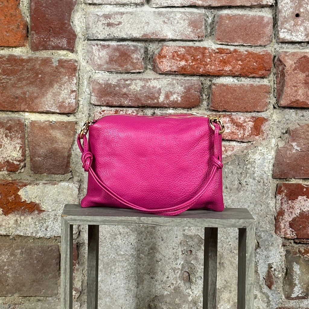 Borsa piatta piccola  Fucsia