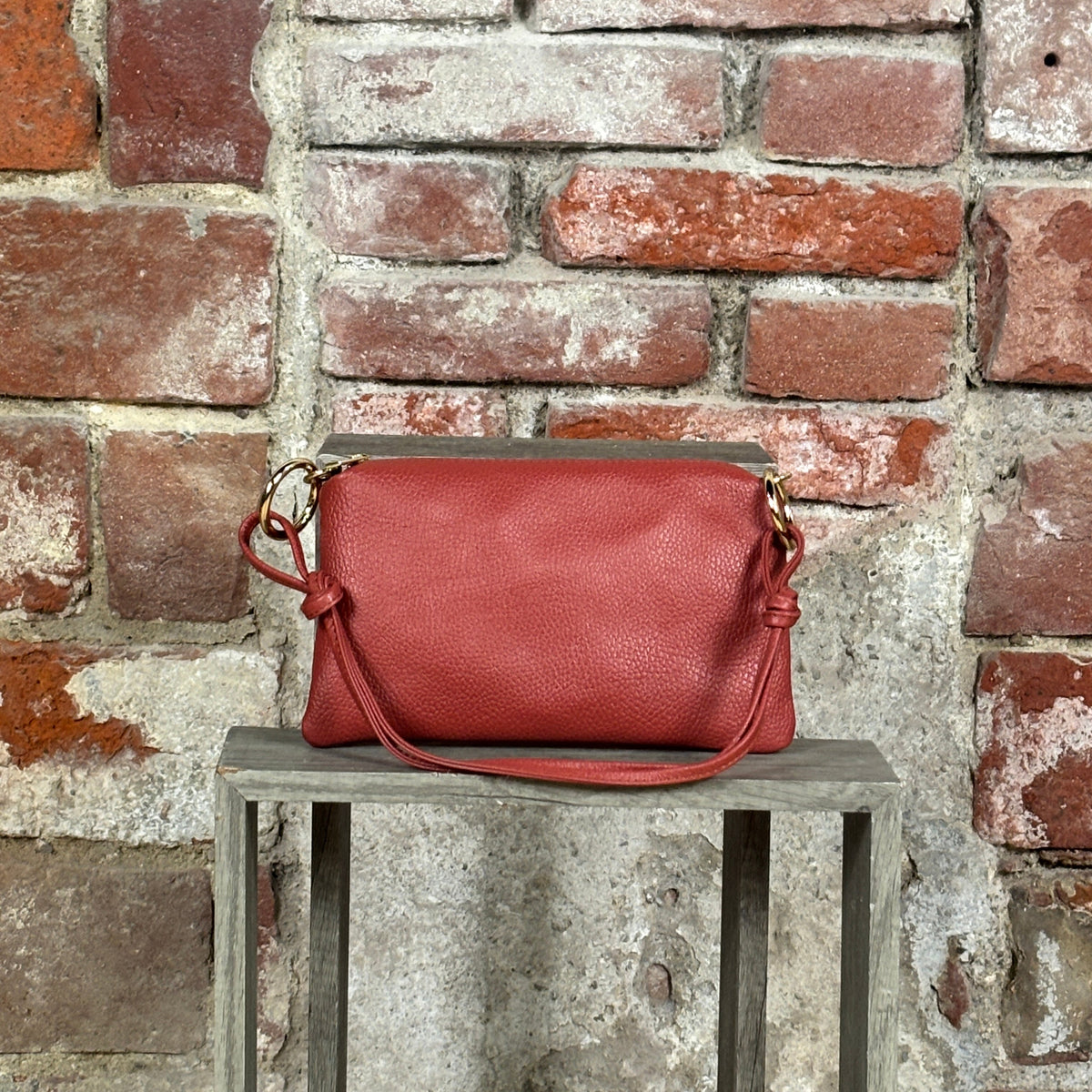 Borsa piatta piccola  Mattone