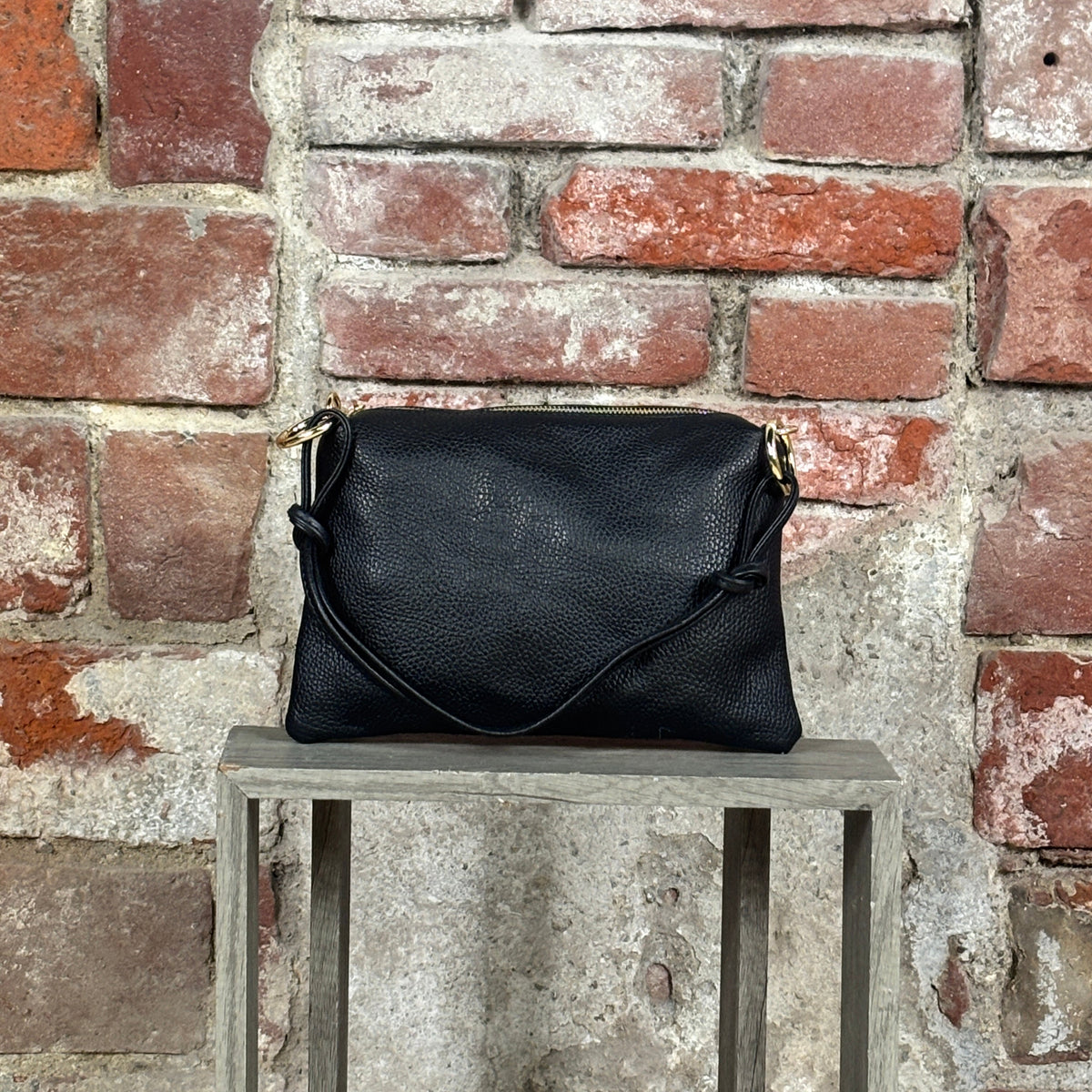 Borsa piatta piccola  Nero