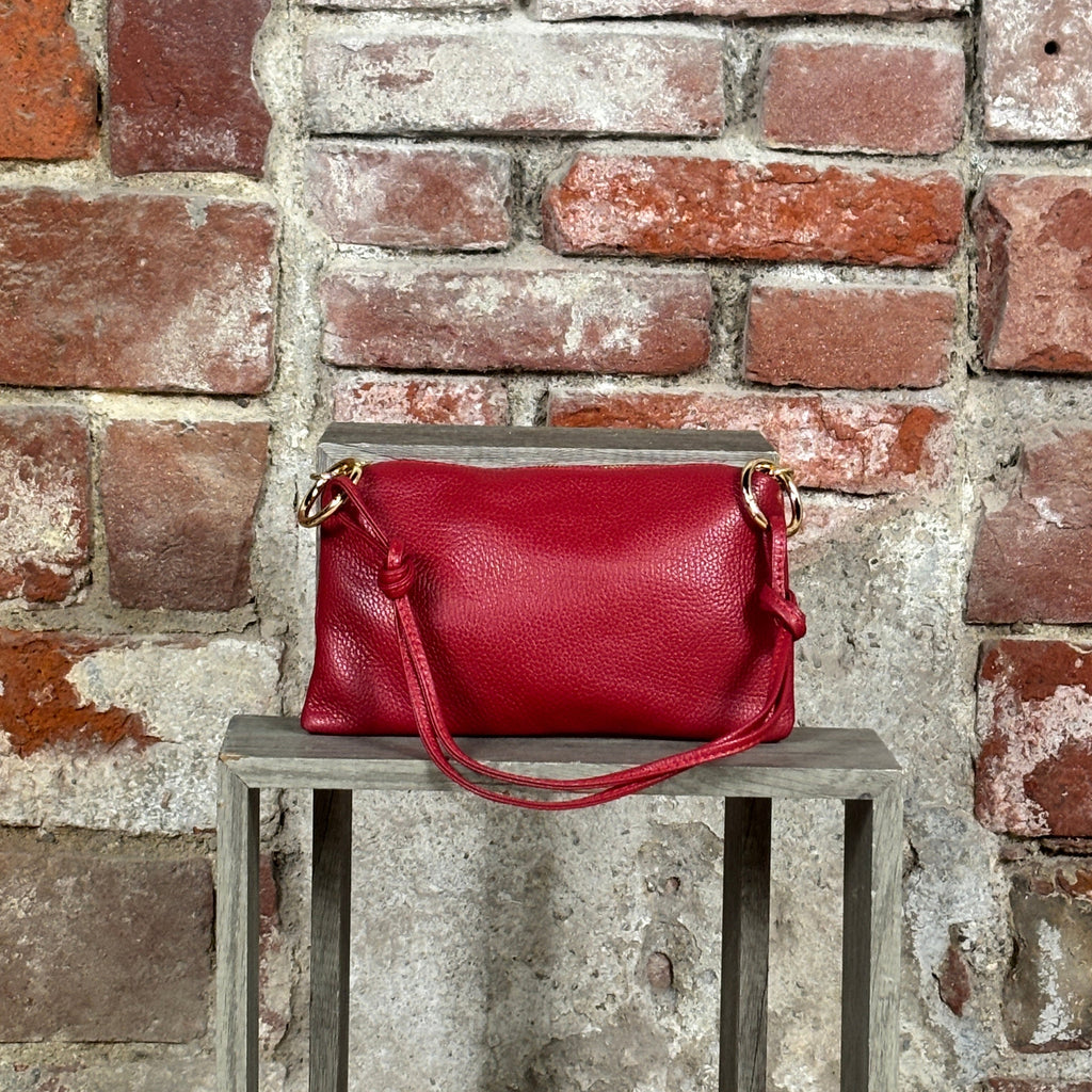 Borsa piatta piccola  Rosso