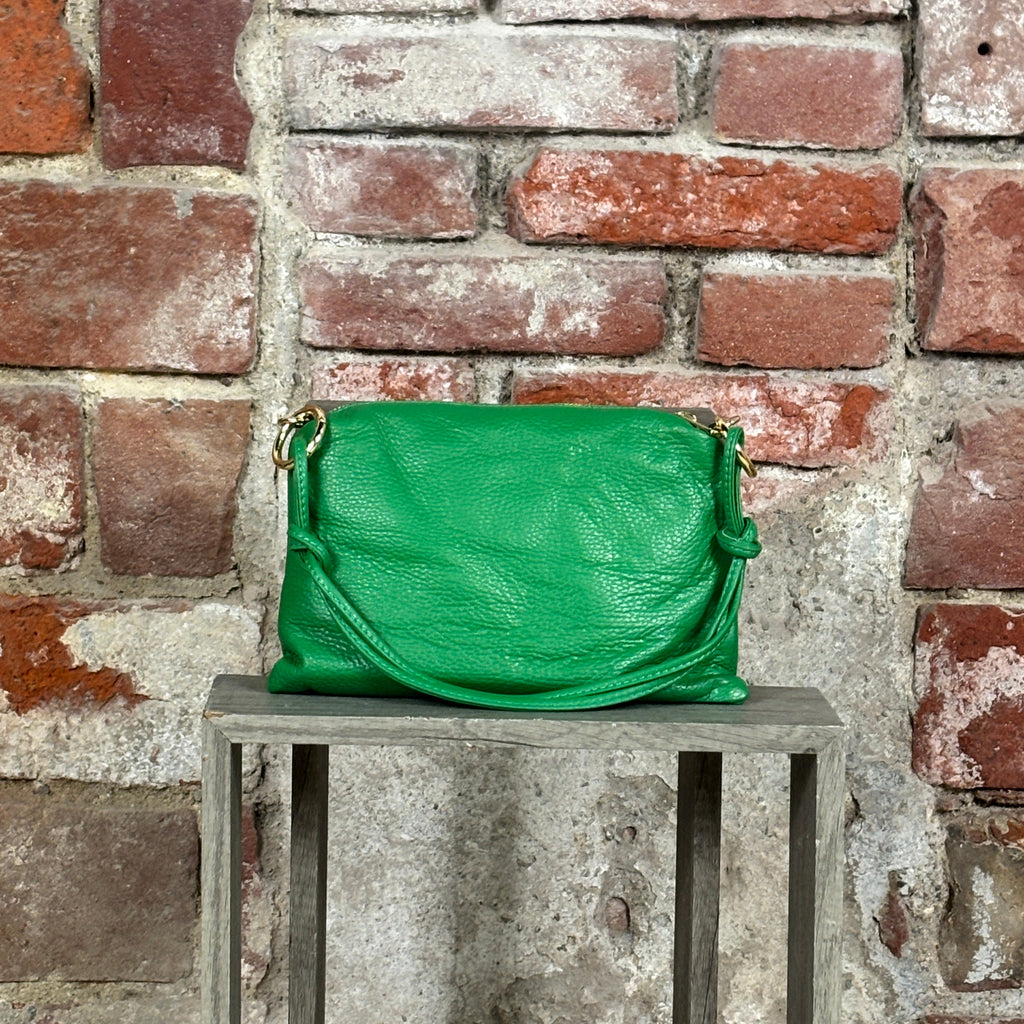Borsa piatta piccola  Verde