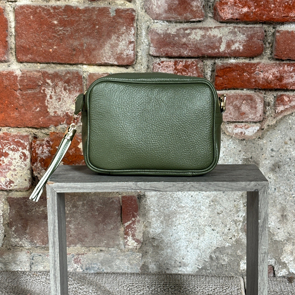 Pochette 1 zip Verde militare
