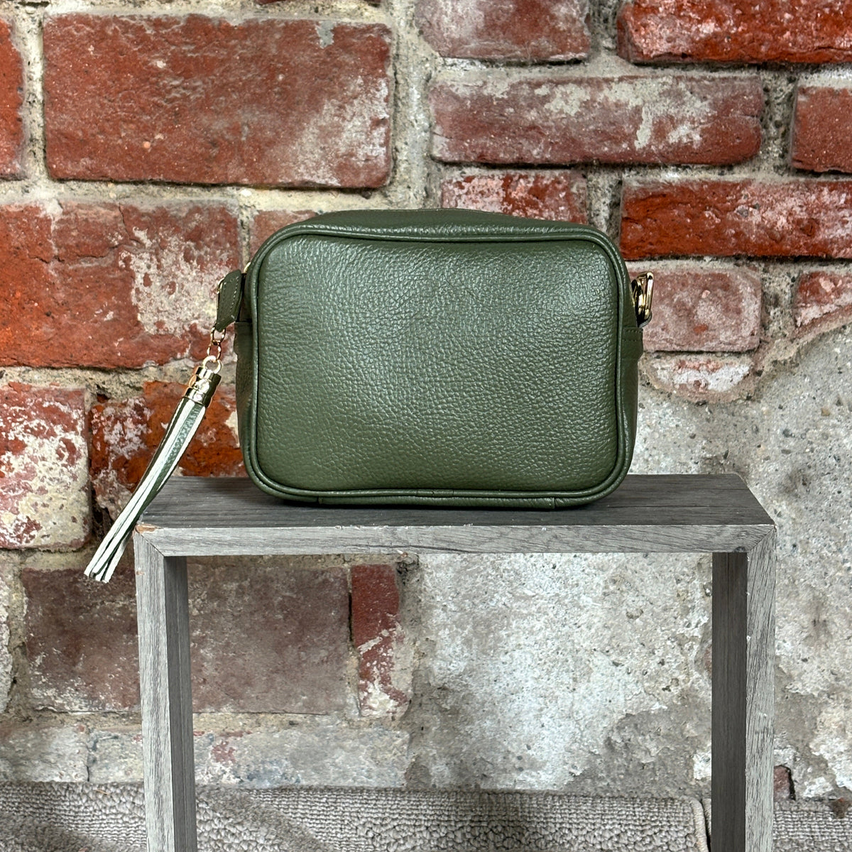 Pochette 1 zip Verde militare