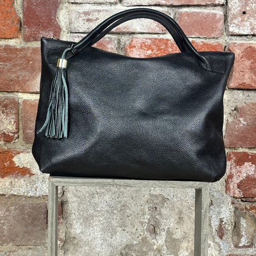 Borsa 2 manici corti Nero