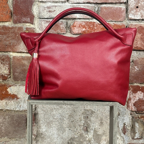 Borsa 2 manici corti Rosso