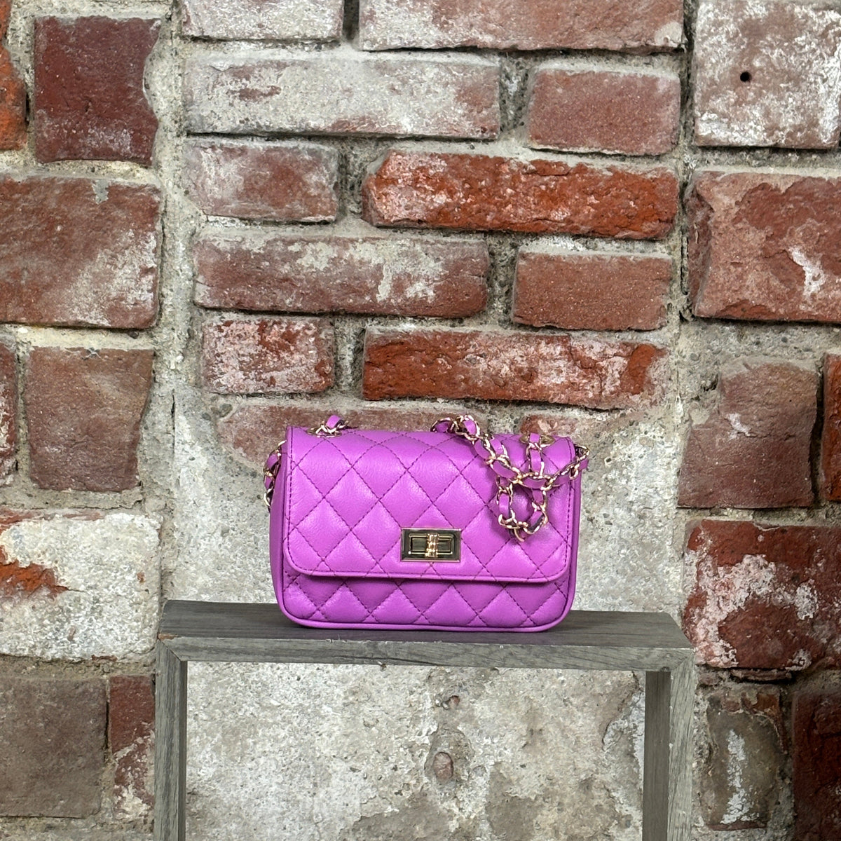 Borsa trapuntata trama larga  Bubble