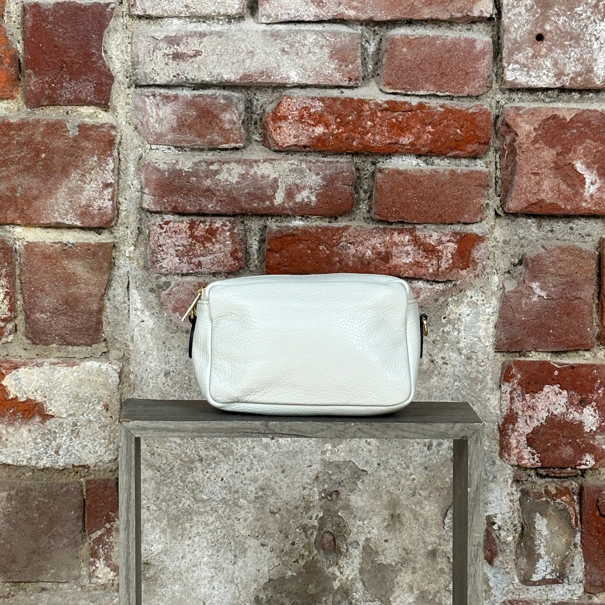 Pochette 2 zip Bianco