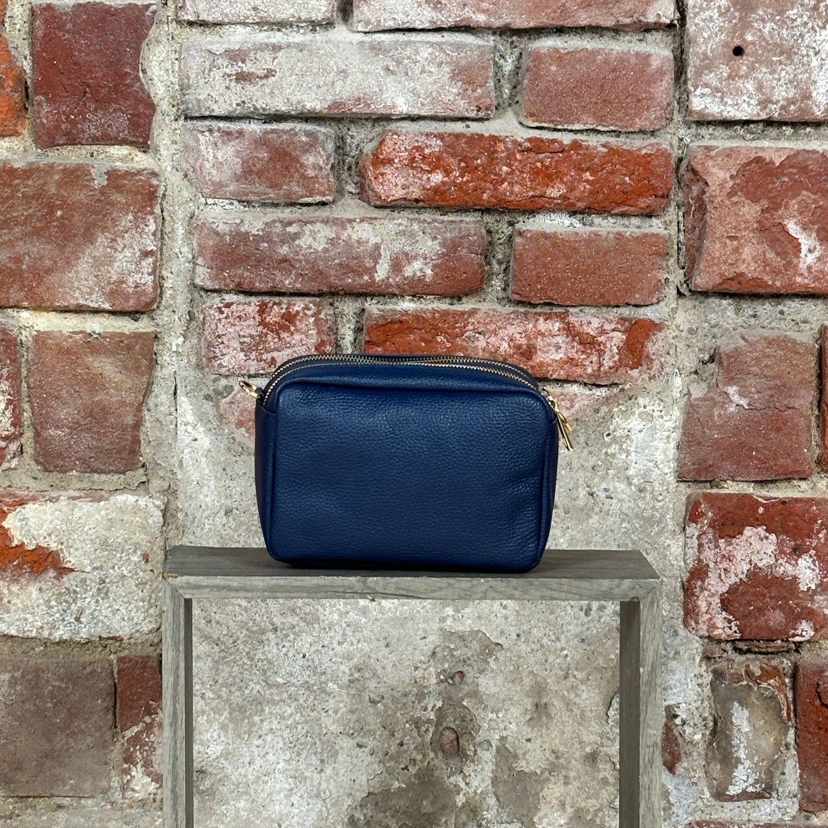 Pochette 2 zip Blu