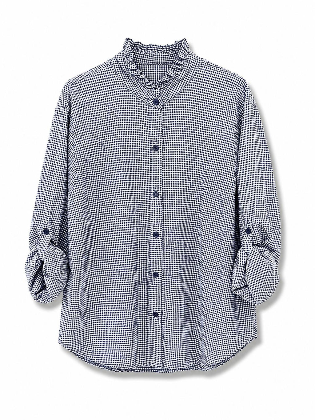 Camicia a quadretti Blu