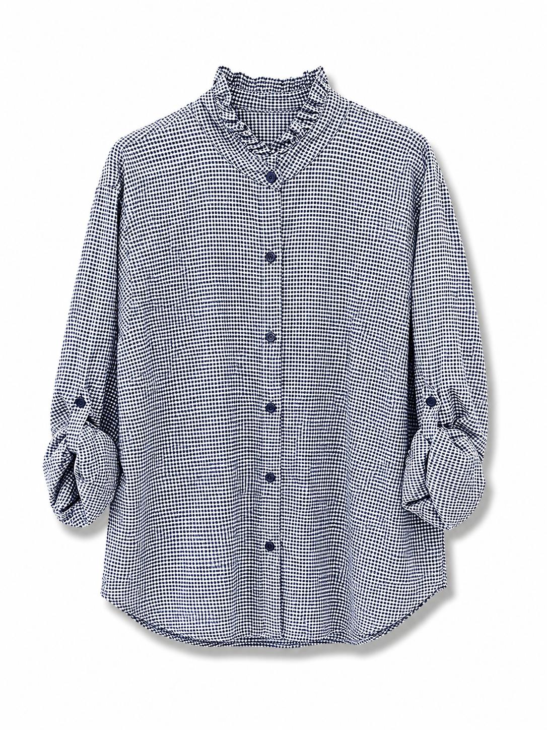 Camicia a quadretti Blu