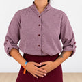 Camicia a quadretti Bordeaux