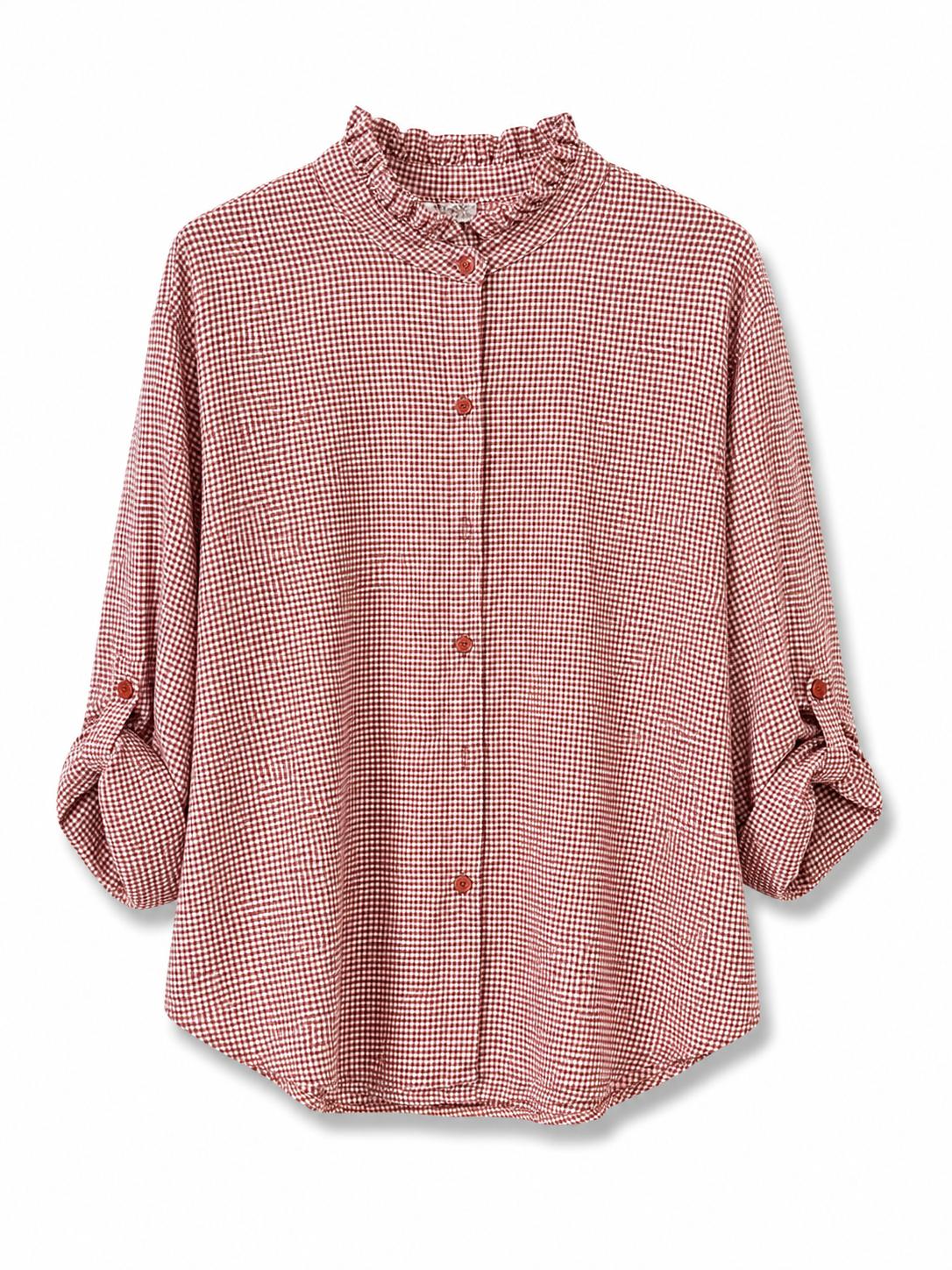 Camicia a quadretti Ruggine