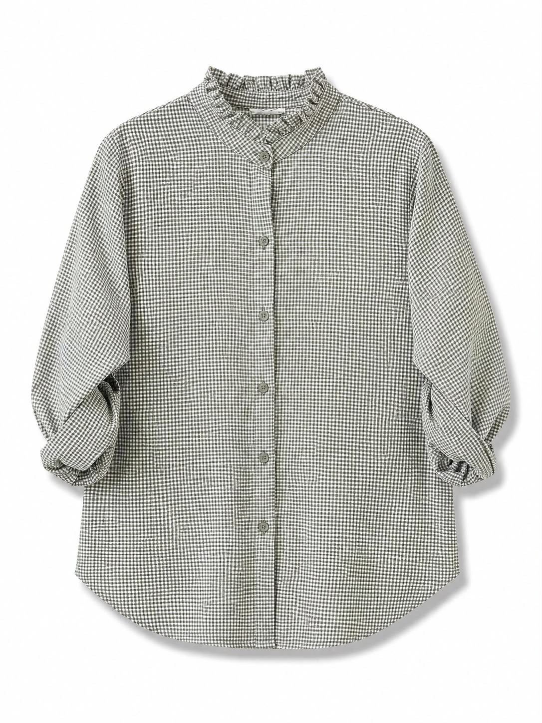 Camicia a quadretti Verde