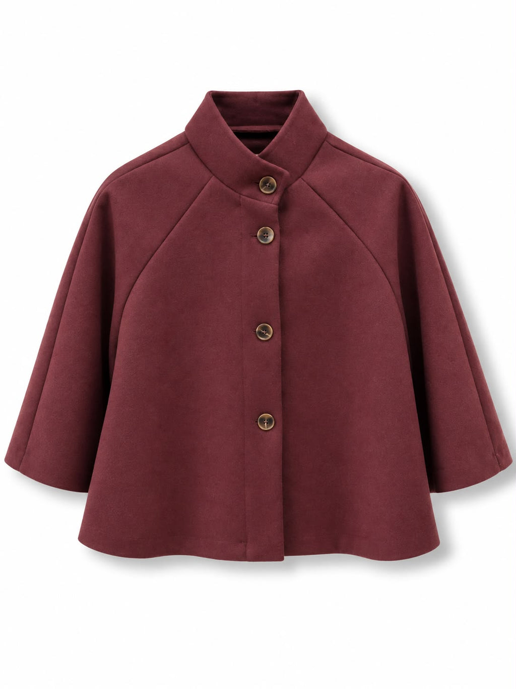 Cappotto mantella Bordeaux