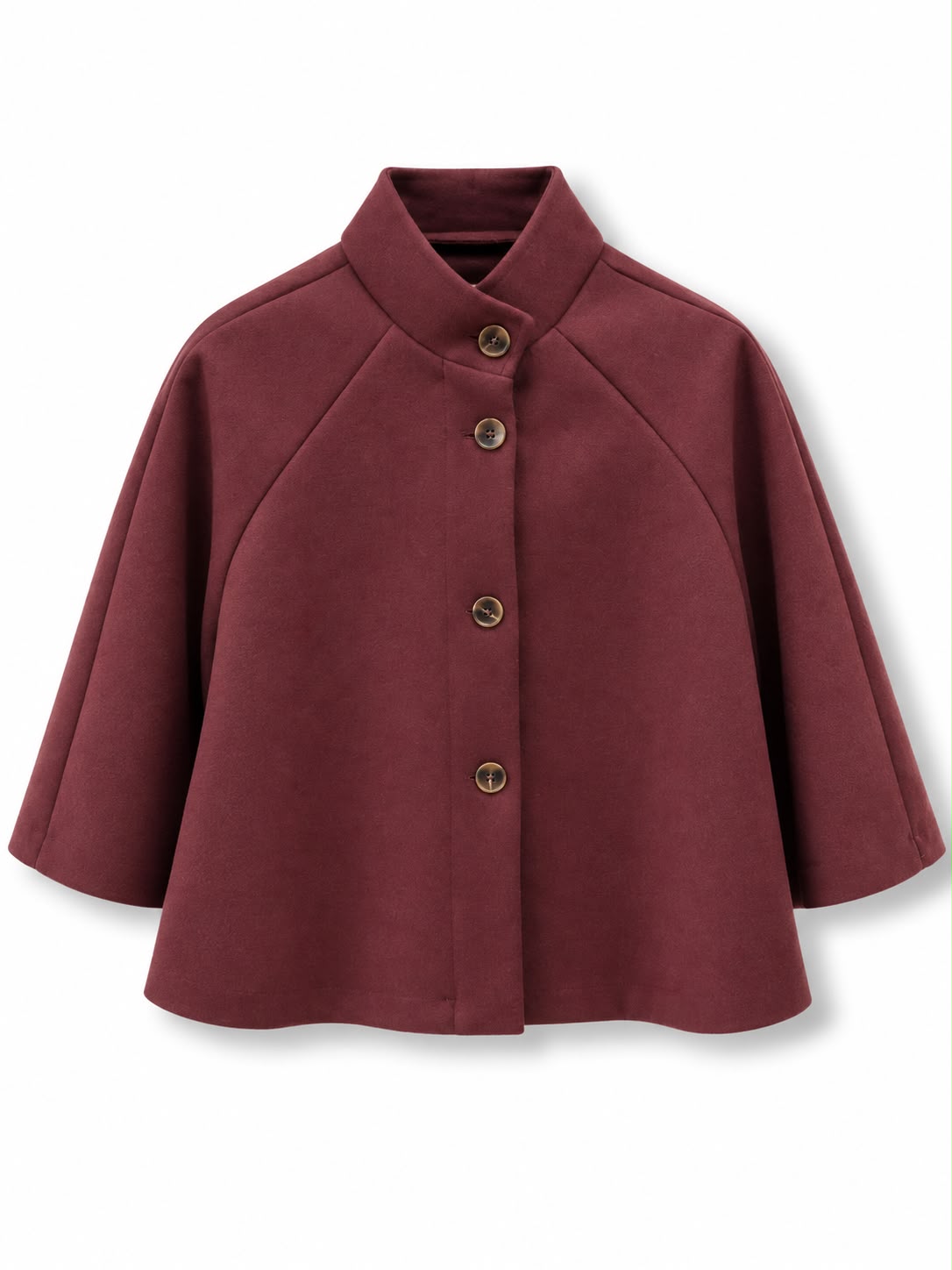 Cappotto mantella Bordeaux